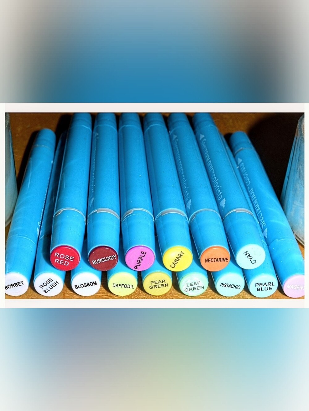 SPECTRUM NOIR Colorista 15 colored art double tip alcohol water based ink marker